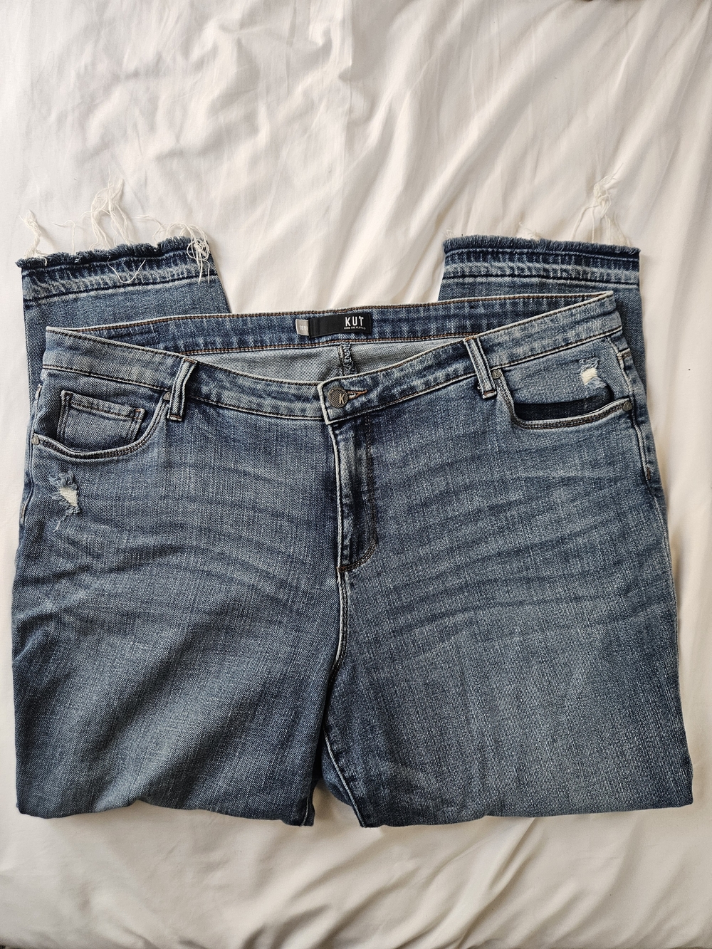 Kut from the Kloth Reese Ankle Straight Jeans